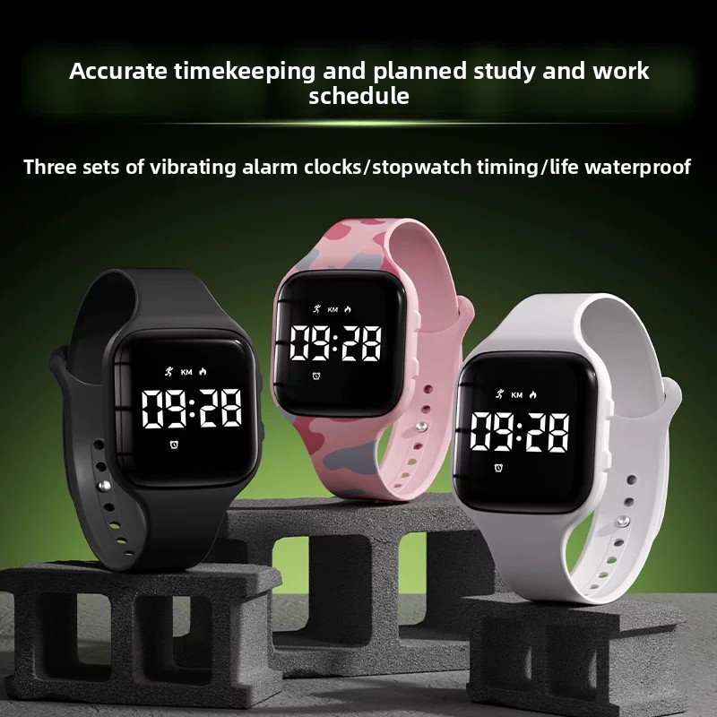 Running Watch - Reloj inteligente con alarma silenciosa y