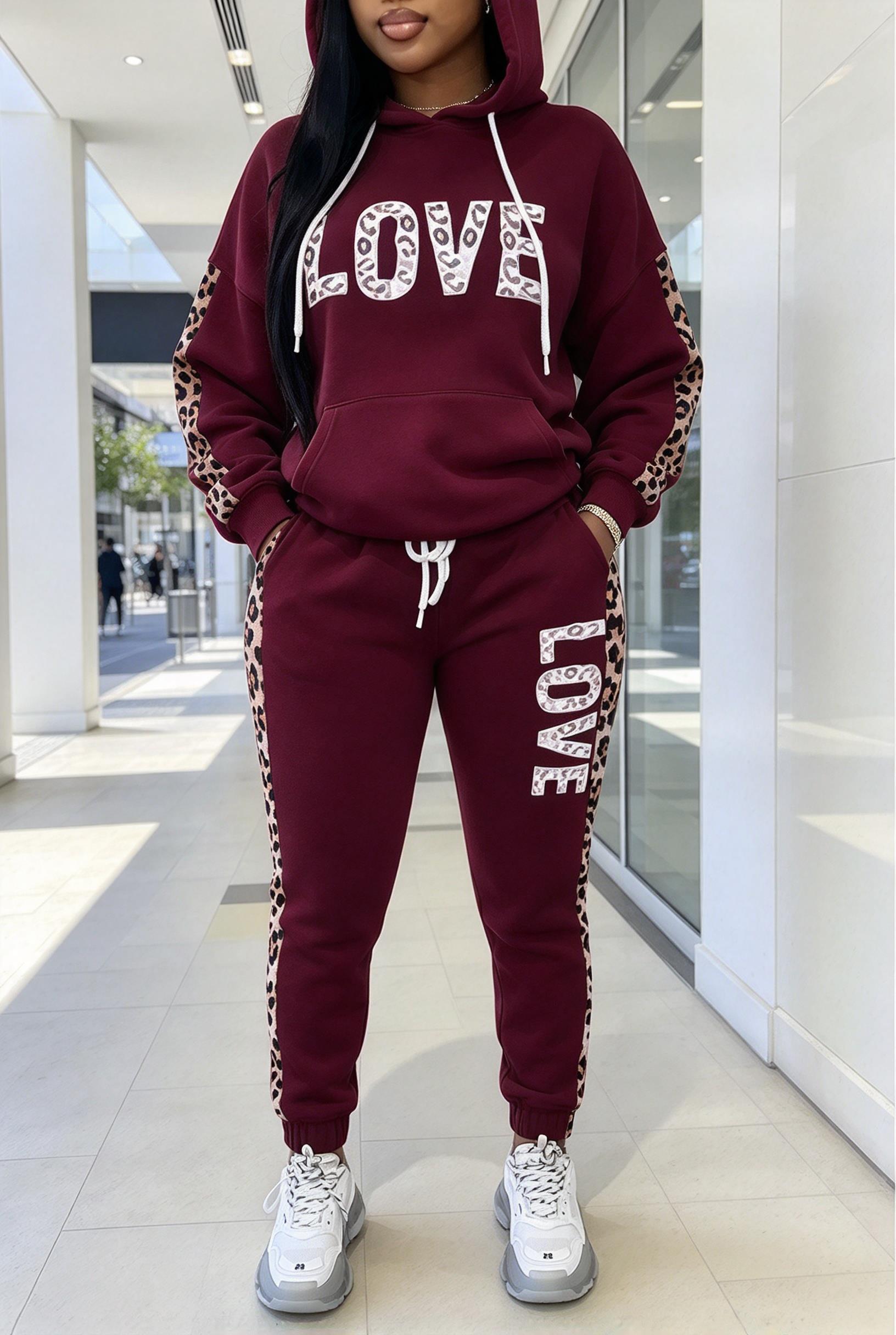 Joggers Pants - Conjunto de dos piezas para mujer: