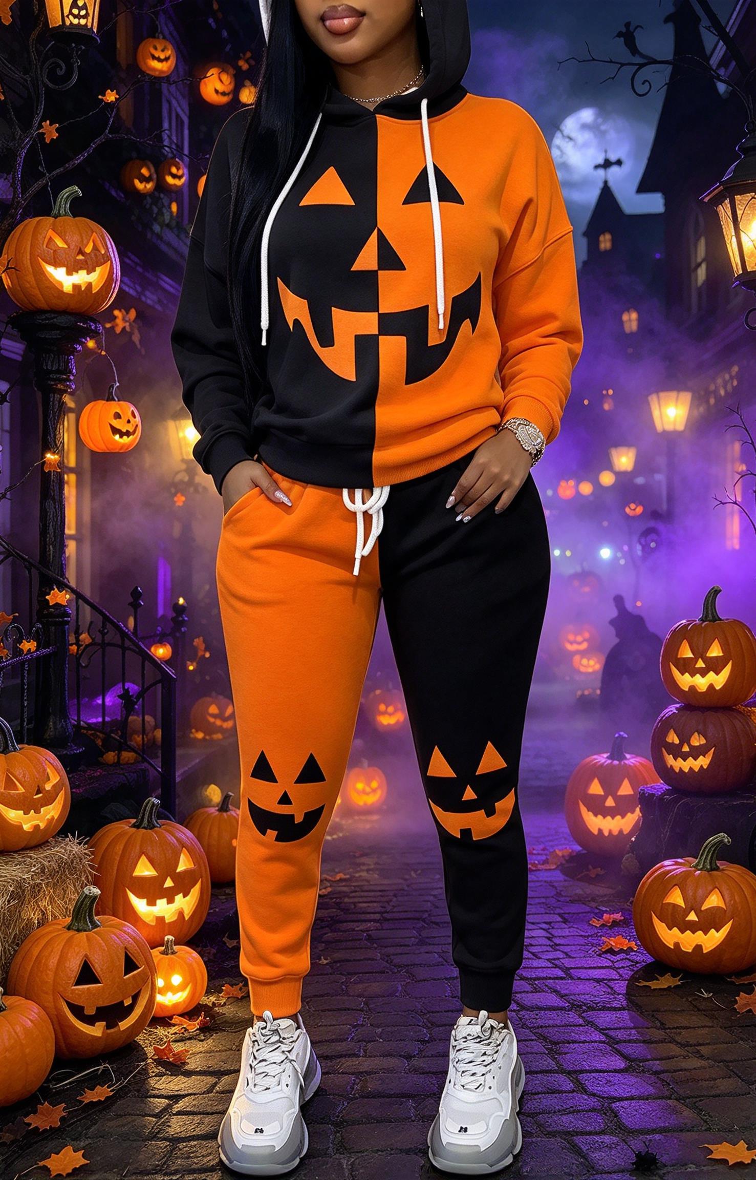 Joggers Pants - Conjunto de dos piezas para Halloween,