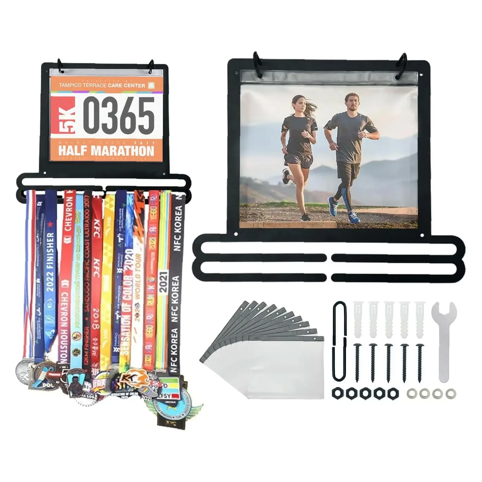 Race Bib - Expositor de medallas y dianas de
