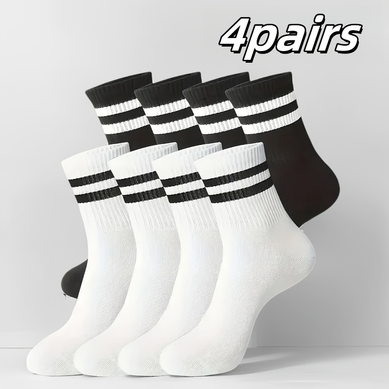 Sports Socks - 4 Pares de Calcetines Deportivos Unisex