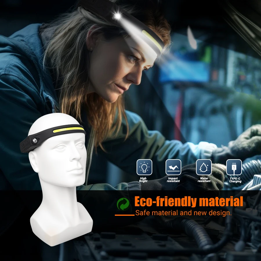 Faro recargable con Sensor de  - Running Headlamp reseña y precio