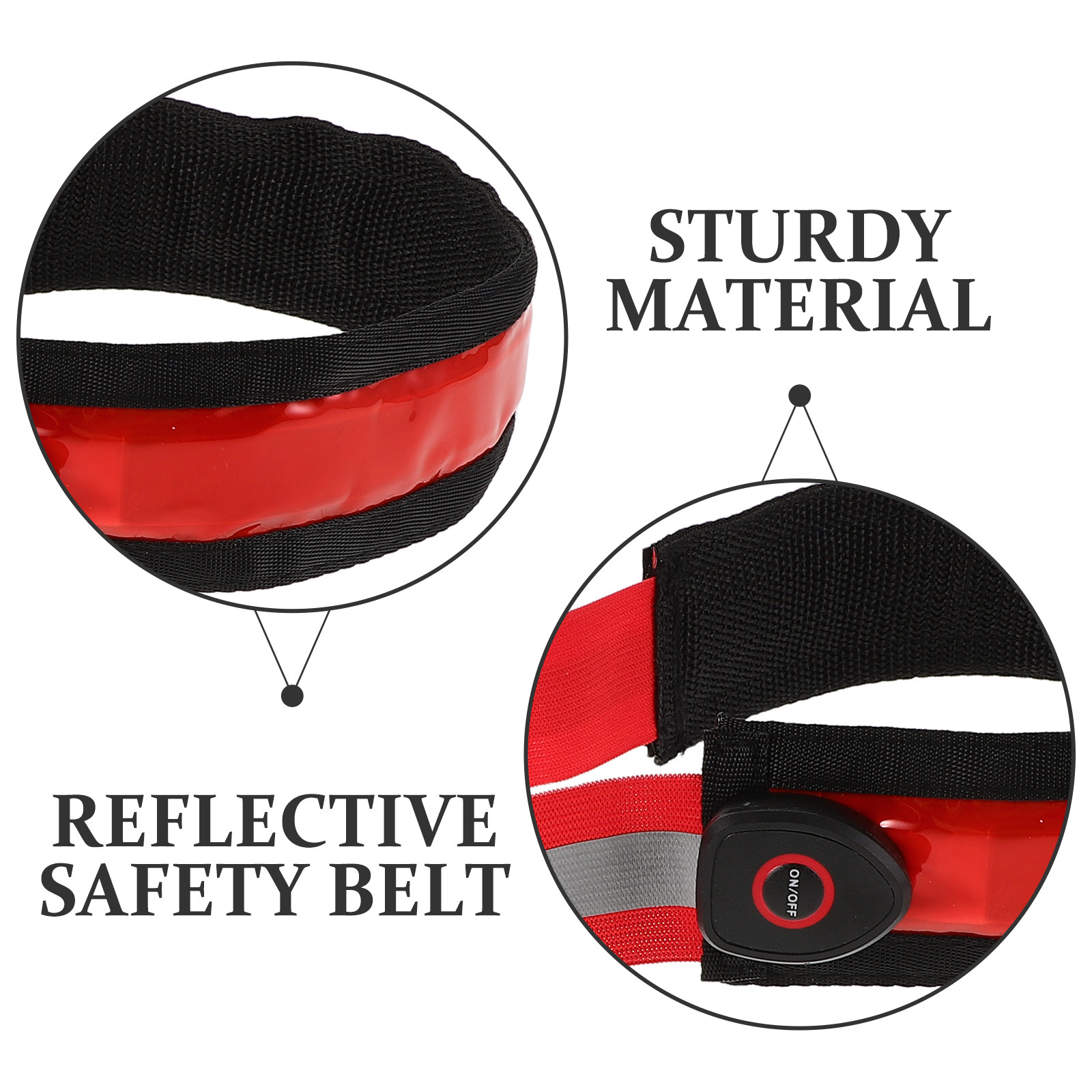 2 unidades de cinturón reflect - Running Visibility Gear reseña y precio