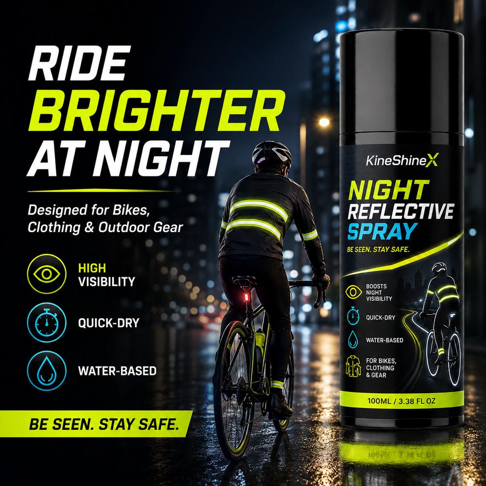 Spray reflectante nocturno de  - Running Visibility Gear reseña y precio