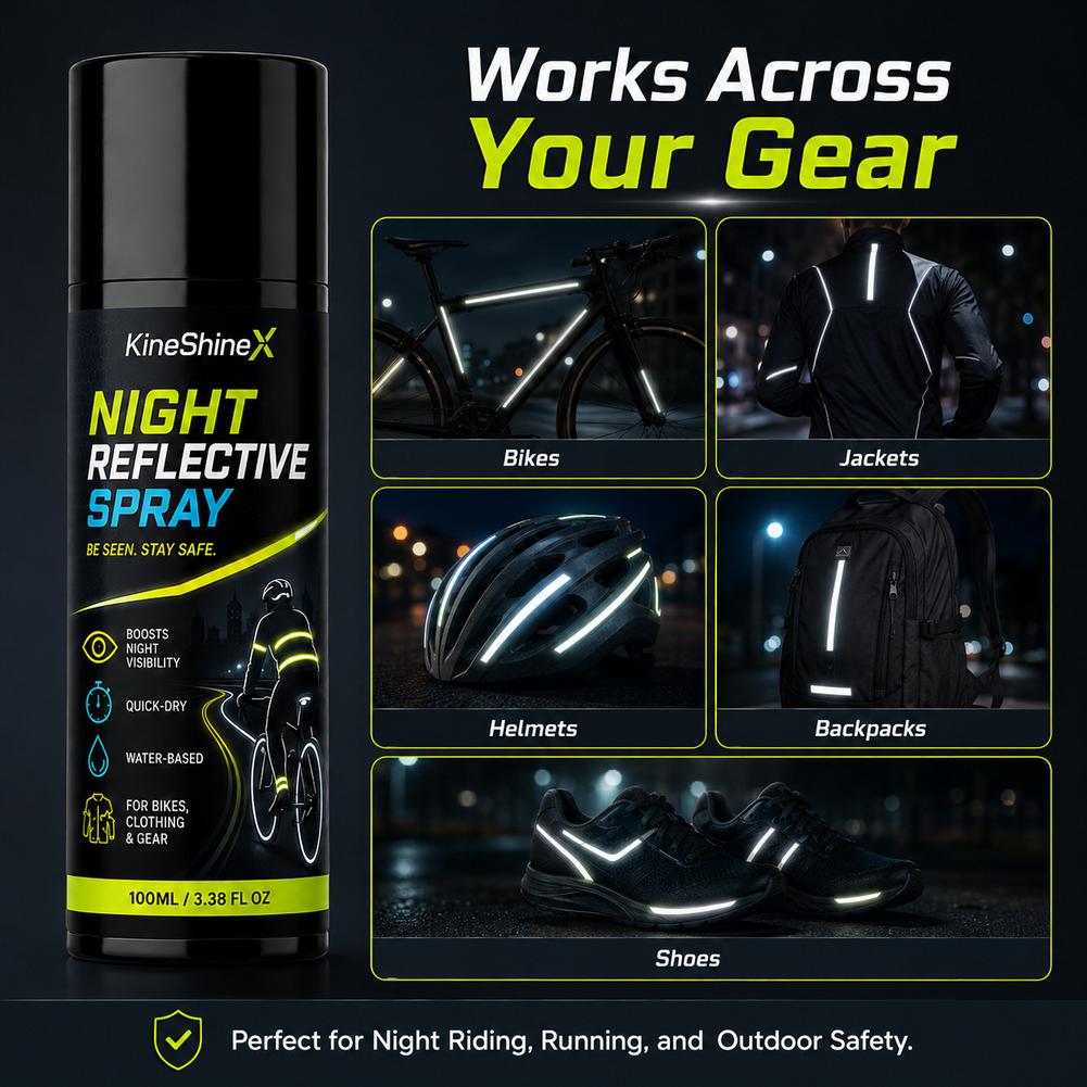 Spray reflectante nocturno de  - Running Visibility Gear reseña y precio